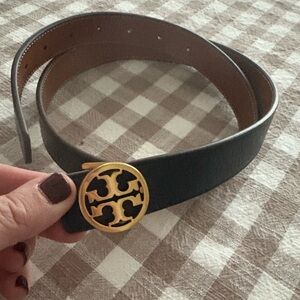 Tory Burch Reversible Black and Brown Women's Belt